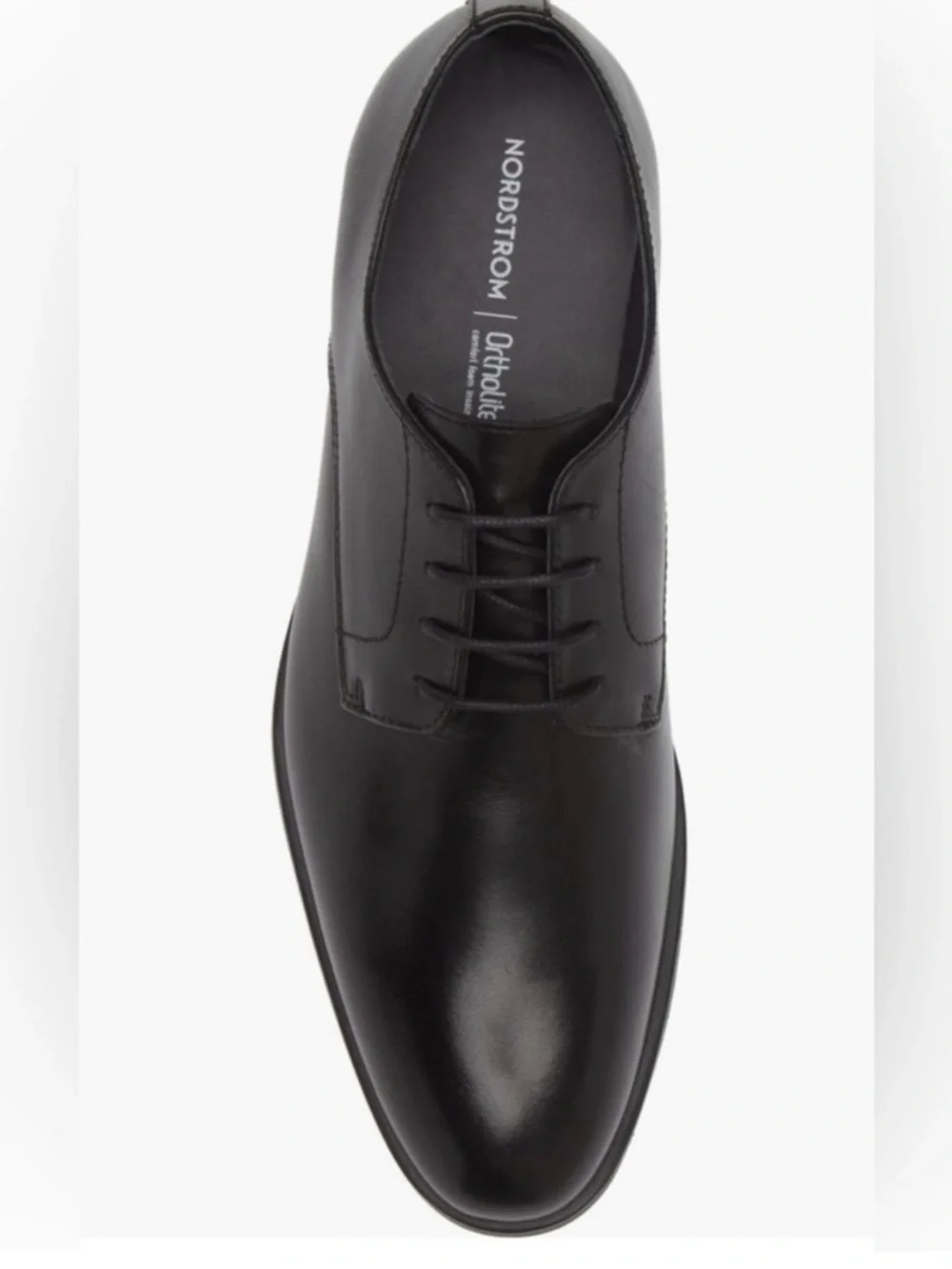Nordstrom Emmett Plain Toe Derby Formal Leather Men's Dress Shoes Black Size 9